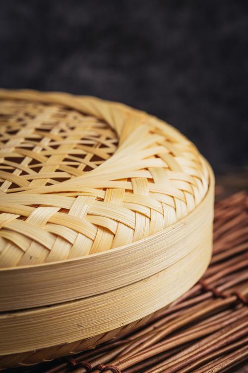 手工编织竹篮